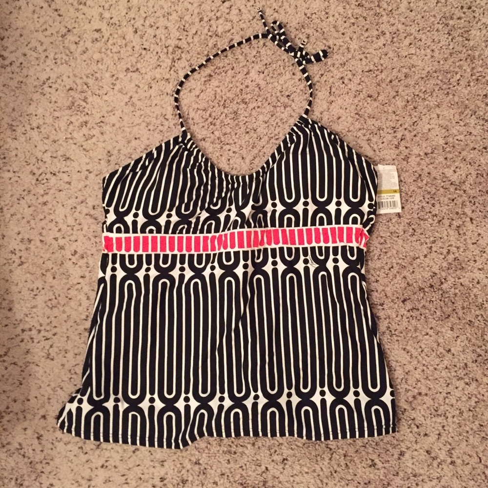 NWT Trina Turk Tankini Halter Top